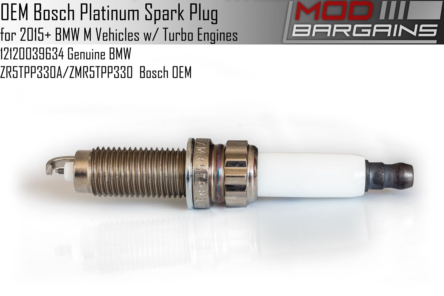 OEM Bosch Platinum Spark Plug for 2015+ BMW M Vehicles