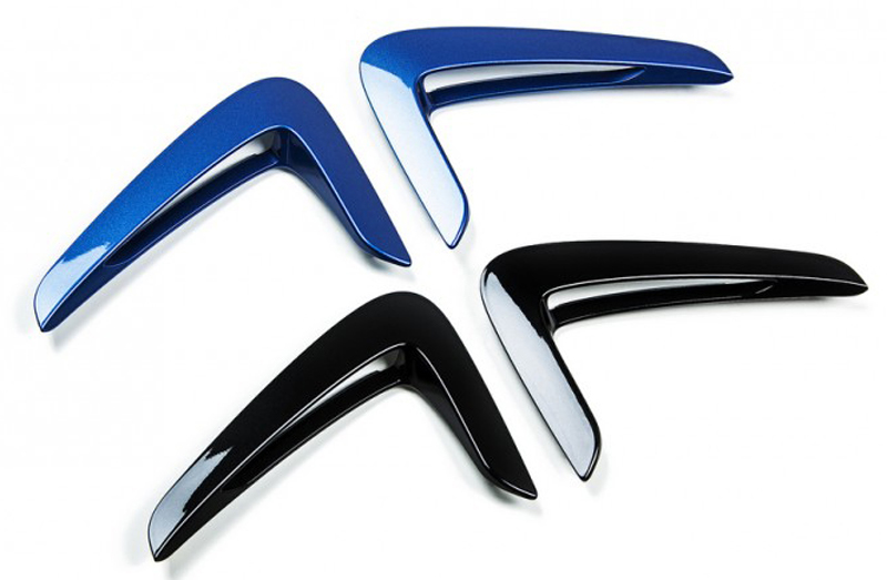 4 series f32 estoril blue and gloss black fender trim
