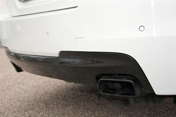 BMW F10 5 Series M Tech Carbon Fiber Rear Diffuser Close Up BMW F10 5 Series M Tech Carbon Fiber Rear Diffuser Close Up