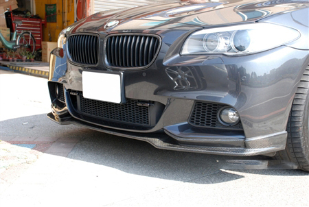 BMW F10 5 Series M Tech E-Style Carbon Fiber Front Spoiler BMW F10 5 Series M Tech E-Style Carbon Fiber Front Spoiler