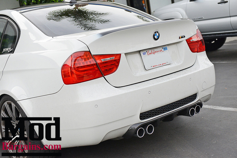 Carbon Fiber M3 Rear Diffuser for 2008-12 BMW M3 Sedan [E90] Type II Style
