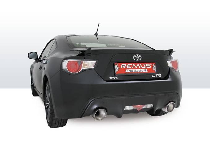 REMUS Sport Exhaust, Rear Muffler Installed REMUS Sport Exhaust, Rear Muffler Installed